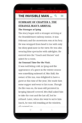 The Invisible Man Summary android App screenshot 3